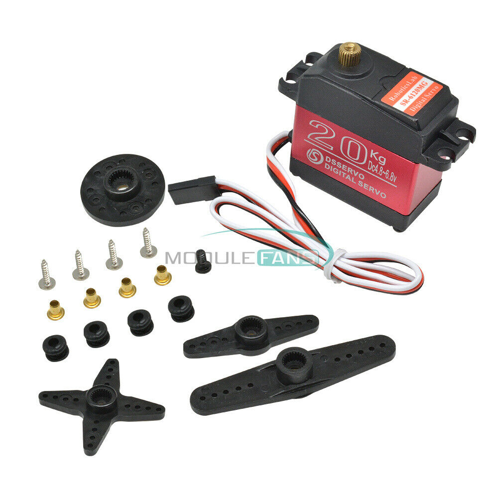 180 Degree 20kg High Torque Metal Gear Digital RC Servo Motor