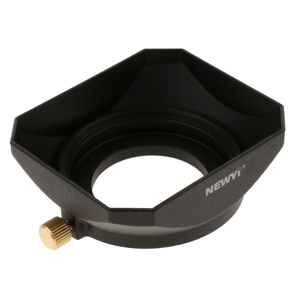 37mm Square Lens Hood with Screw for Canon   Sony Camera Universal