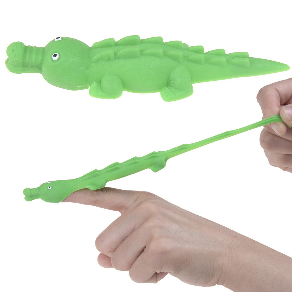 1Pc cute stretchy finger slingshot sticky flying marine animal kids to.l8