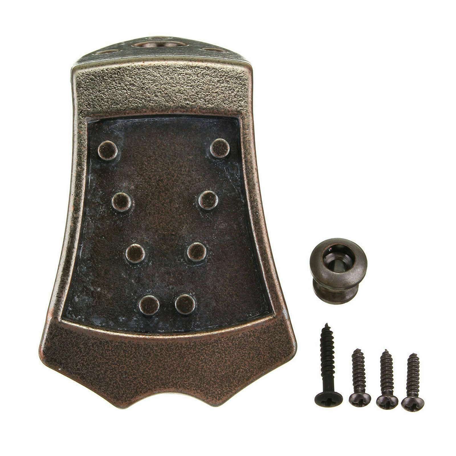 Bronze 8 String Mandolin Tailpiece Rectangle Guitar Instrument Accessories