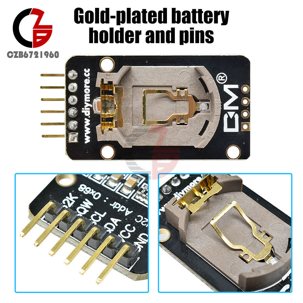 Arduino DS3231 ZS042 AT24C32 IIC Module Precision Real Time Clock Memory diymore
