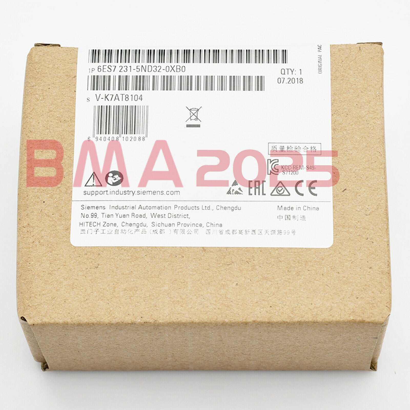 1PC NIB 6ES7 231-5ND32-0XB0 1year warranty DHL Free Ship SM9T