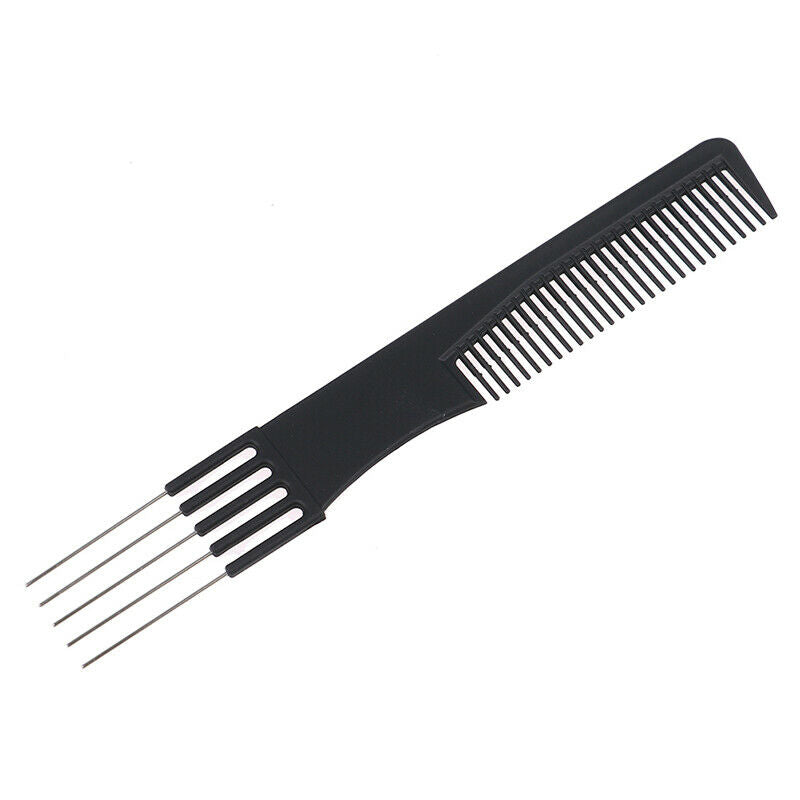 1×Barber Salon Double Sided Tooth Hair Comb Steel Needle Tail Comb Hairdr.l8