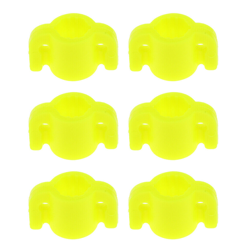 6pcs Archery Bowfishing Safety Slide Fishing Slides for 8mm Arrow Shaft 9mm
