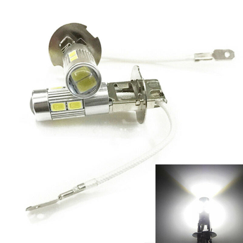 2PCS Beam Bulb Car Driving Fog Light White 12V H3 10-SMD 5630 LED Light  O Tt