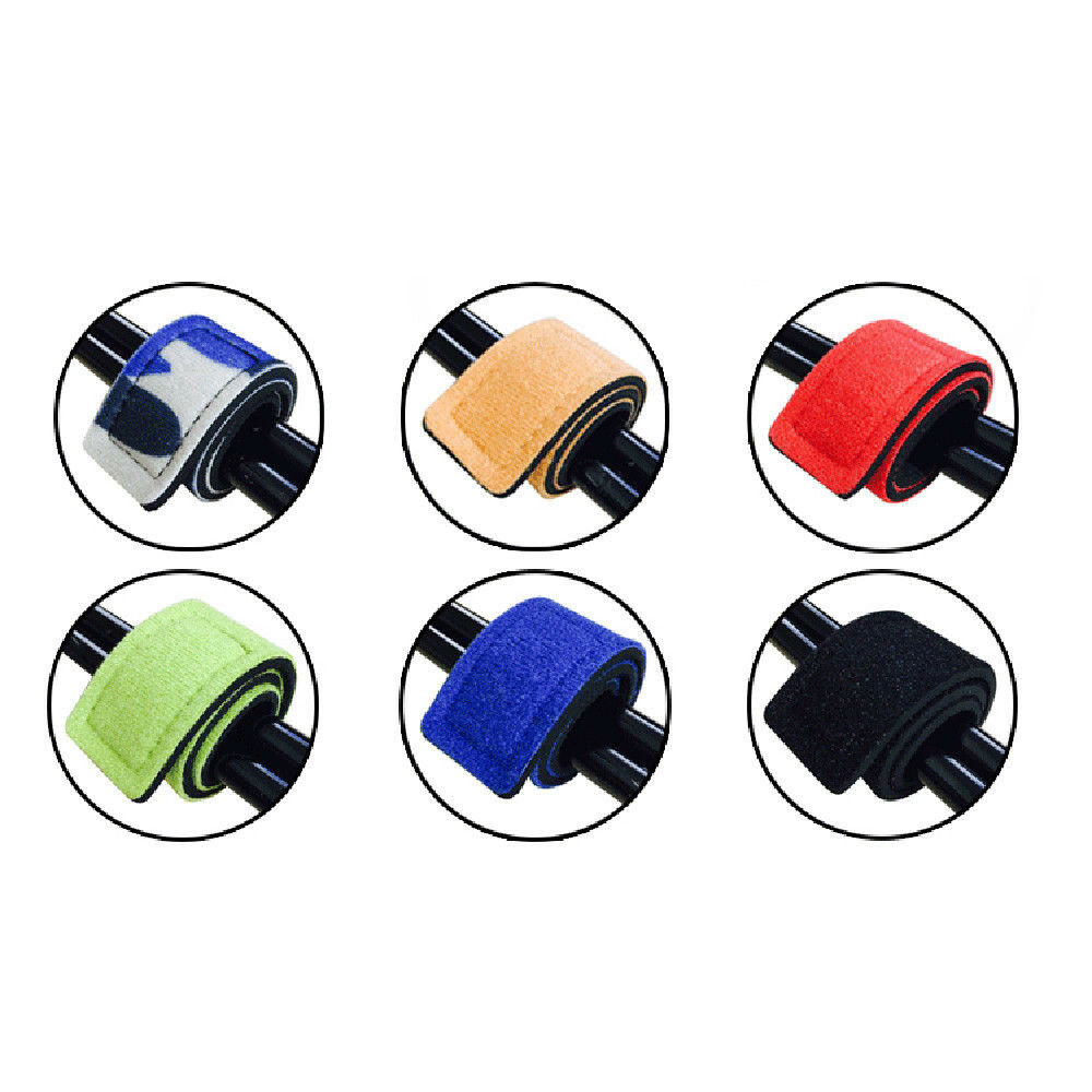 10Pcs Fishing Rod Tie Holder Strap Reusable Fastener Ties Fishing Accessories