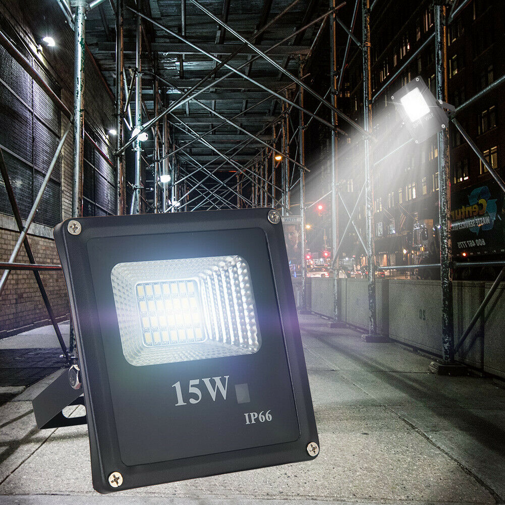 15W 28 LED Super Bright Floodlight IP65 Outdoor Street Lighting Flood Lamp @