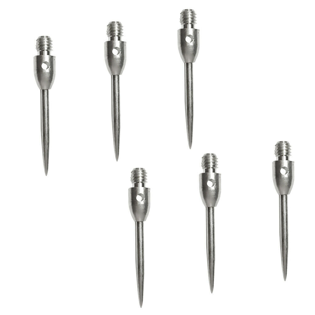 6 Packs 2BA Thread Darts Steel Tips Points Steel Tip Conversion Points