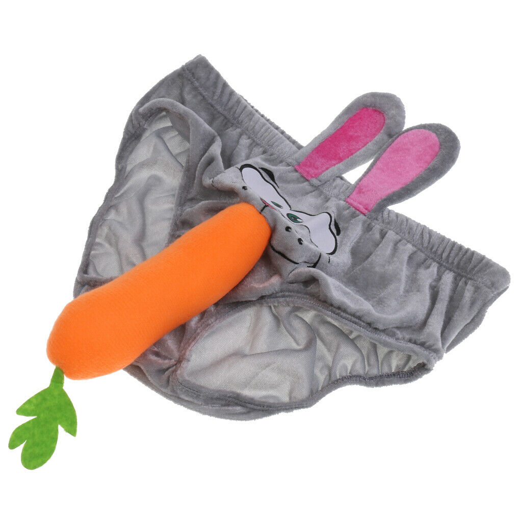 Funny Sexy Slip Rabbit Carrot Costume Male  Party