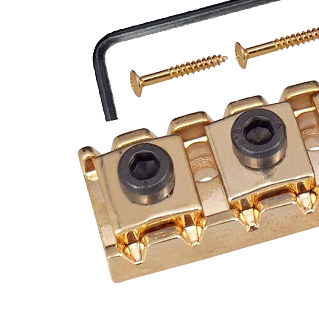 Locking Nut 42mm for Electric Guitar Parts Replacement w/ Screw Spanner