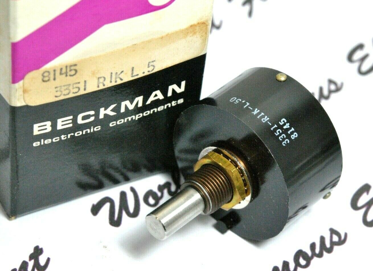 1pcs - Beckman Helipot 3351-R1K-L.50 1K Multi-Turns Potentiometer
