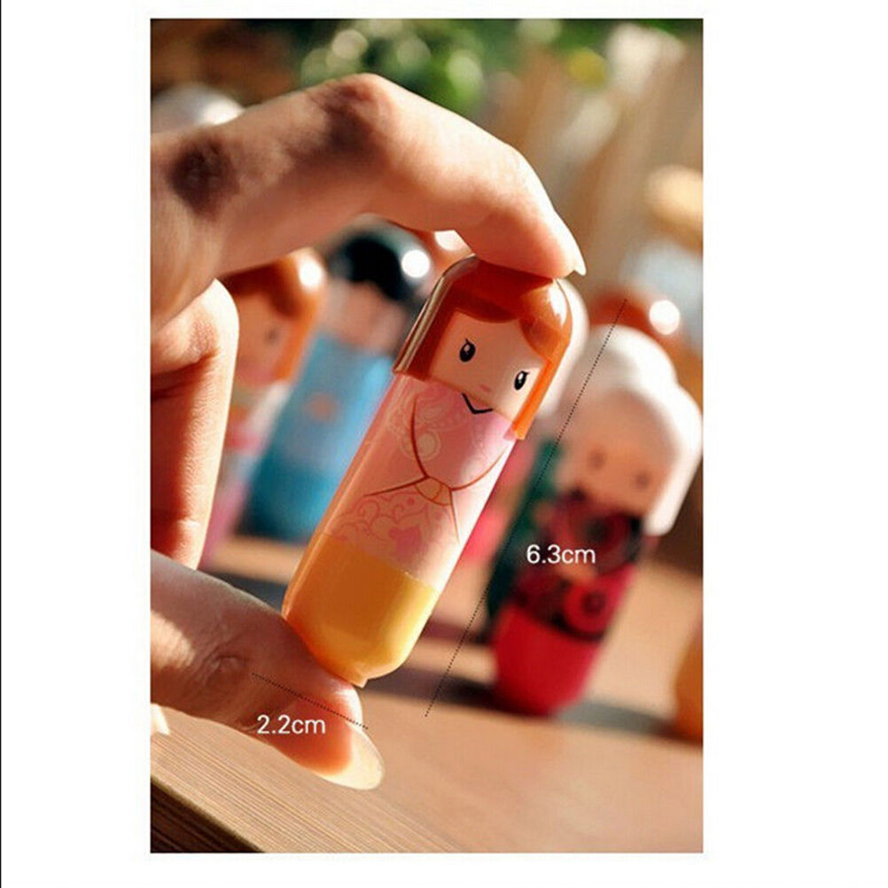 1x  Fruit Flavors Lovely Pure Natural Women Baby Lip Balm Lipstick Lip Gloss BDA