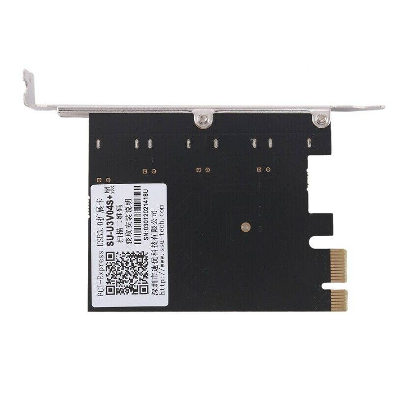 4 Port Usb 3.0 Pci Express Expansion Card Pcie Pci-E Usb 3.0 Host Controller 4U9