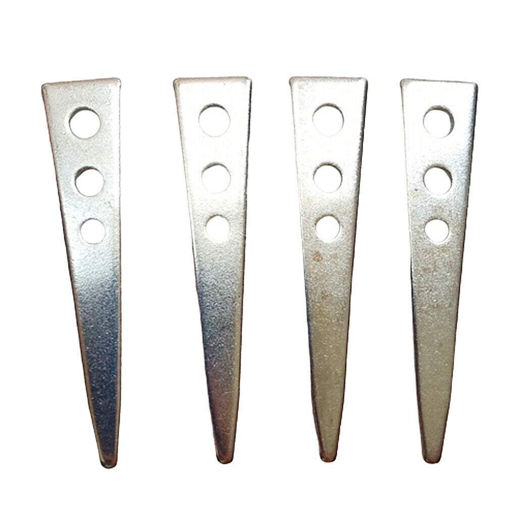 Set of 4 Heavy-duty Hammer in Vine Eyes Wire Garden Wire Vine Zinc Plated