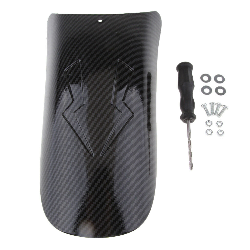 Carbon Fiber Front Fender Wheel Mudguard Extension for Motorcycle Motorbike