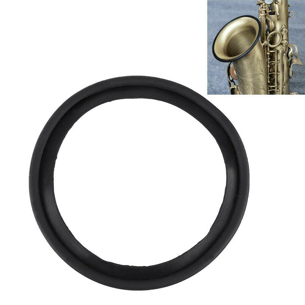 Silicone Sax Saxophone Noise Mute Ring Silencer Dampener Parts 11cm