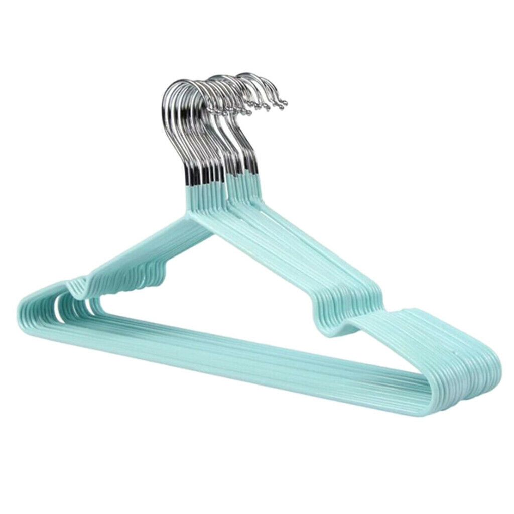 20 Counts Steel Clothes Hanger Adults Suit Hanger Organizer for Bedroom