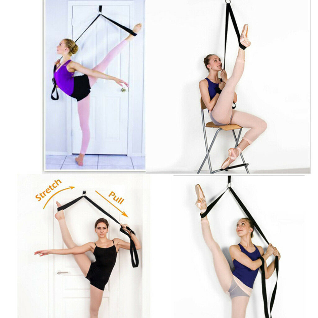 Ballet Leg Stretcher Door Stretch Strap Out Thigh Toner Yoga Equipment Gear