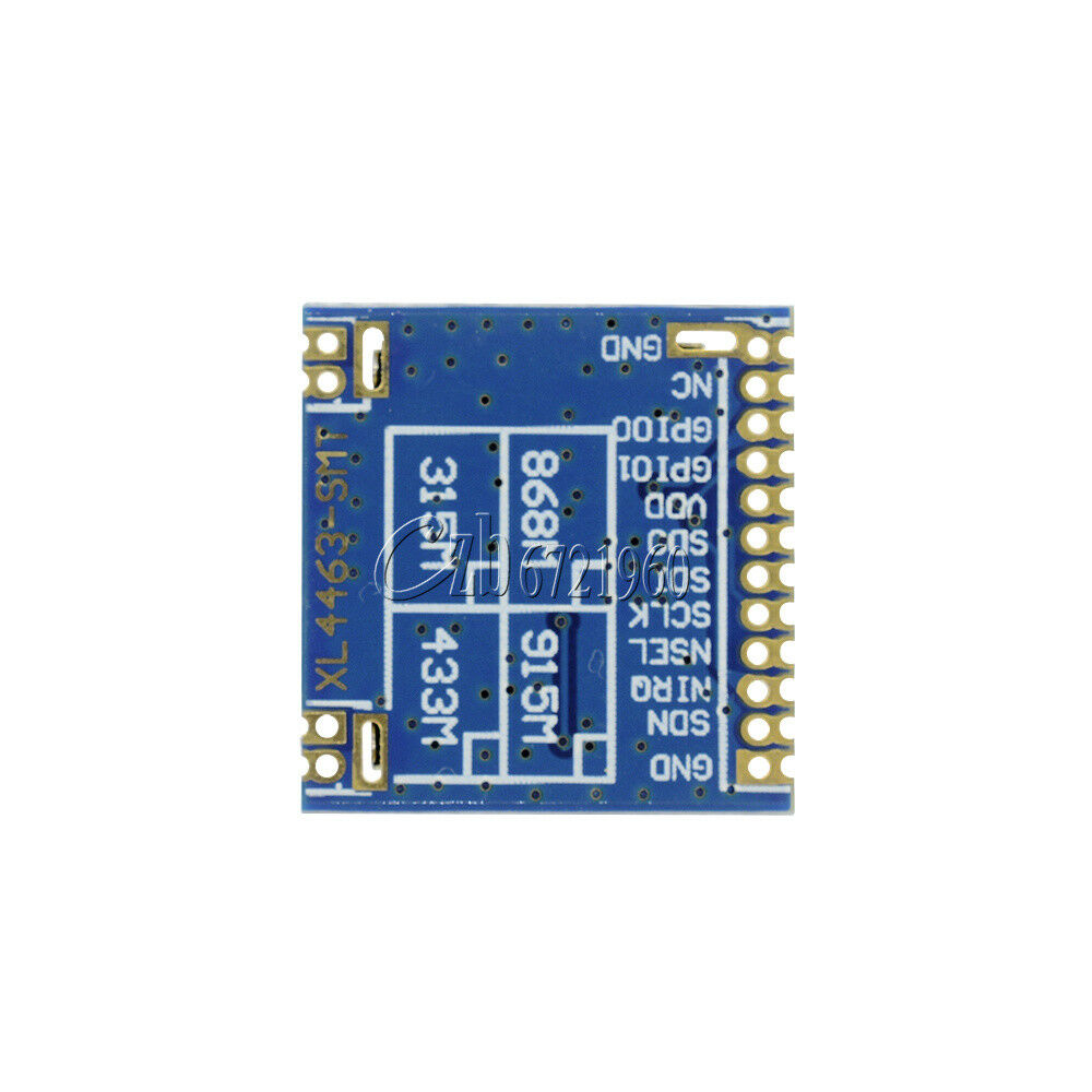 Mini 433Mhz SI4463 2000M Remote Wireless Transceiver Module With Spring Antenna