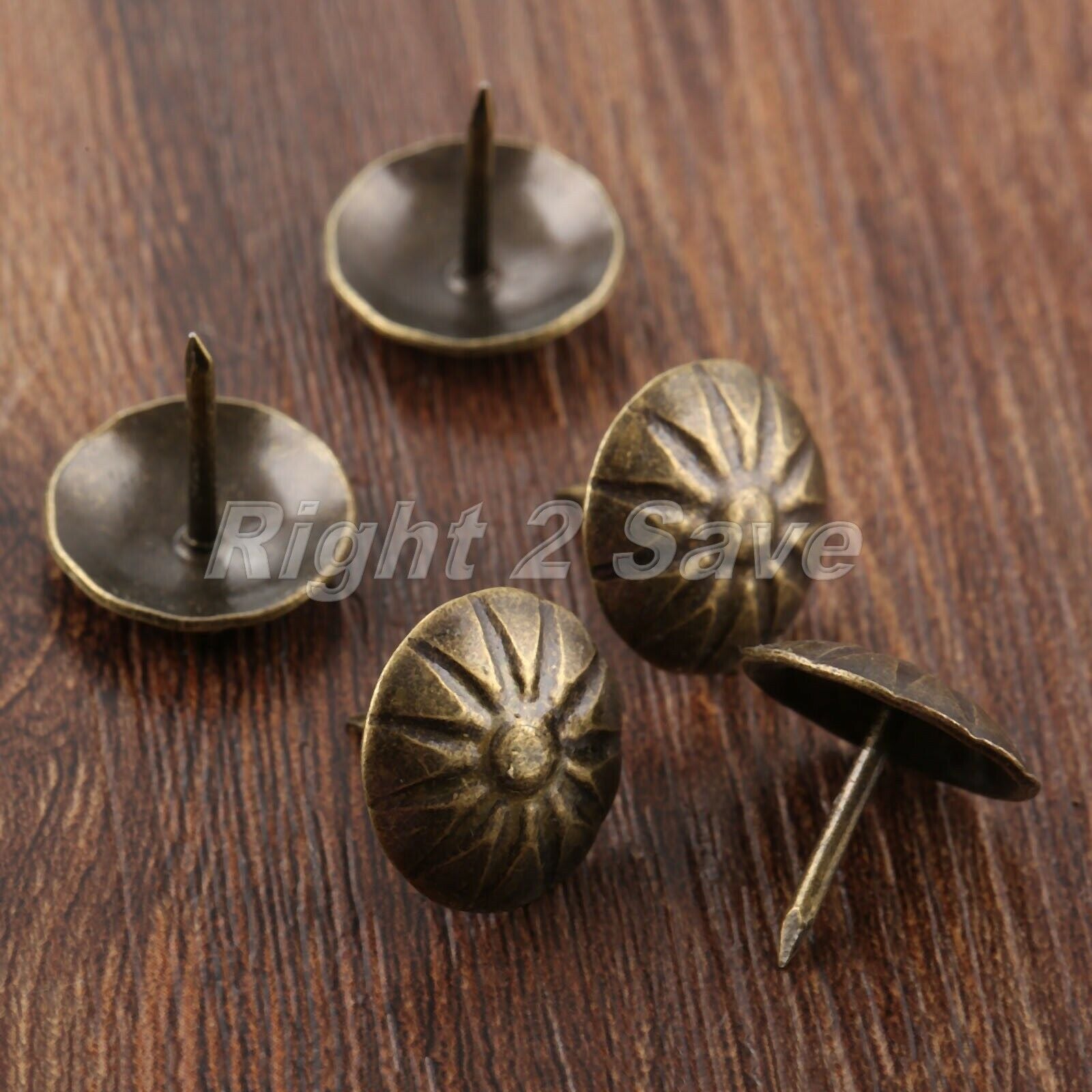 20pcs Retro Upholstery Nail Jewelry Box Sofa Furniture Door Decorative Tack 17mm