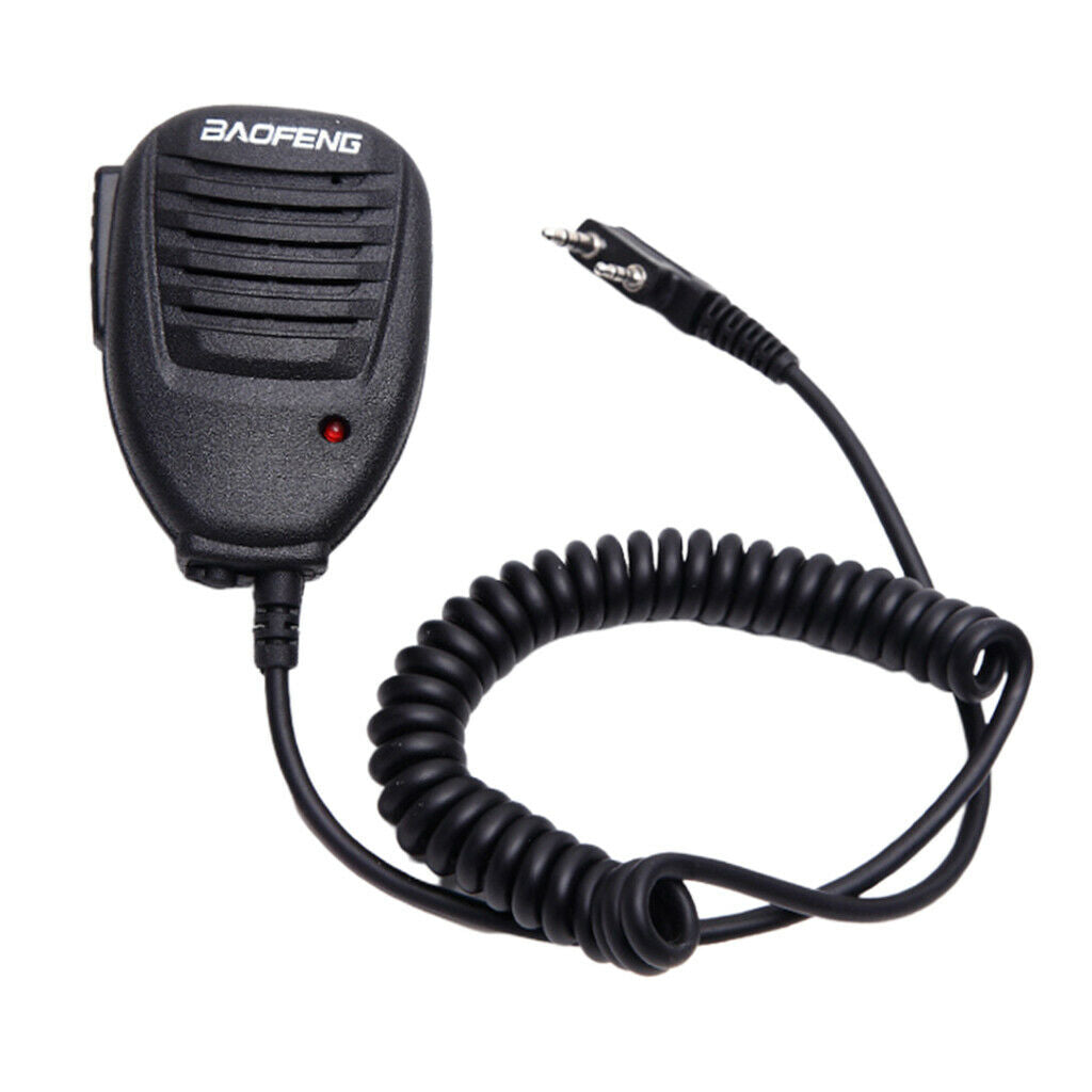 2x Compact Shoulder Handheld Speaker Microphone Mic With Cable For