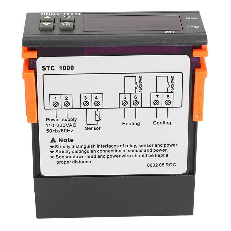 Digital STC-1000 All-Purpose Temperature Controller Thermostat With Sensor Q2RR1