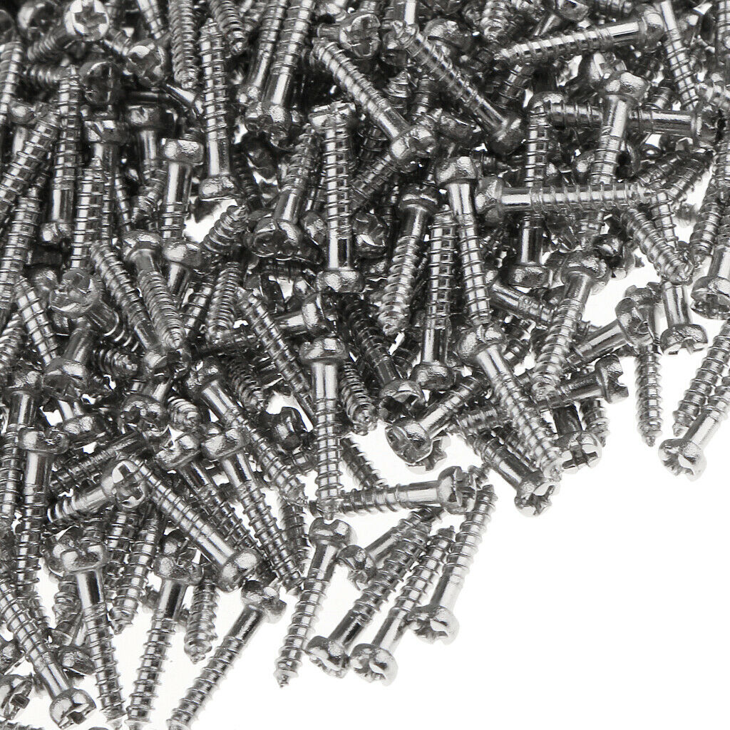 2000x Self Tapping Screw Eyeglass Watch Repair Kits 2x1.4x8mm&2.0x1.4x6.0mm