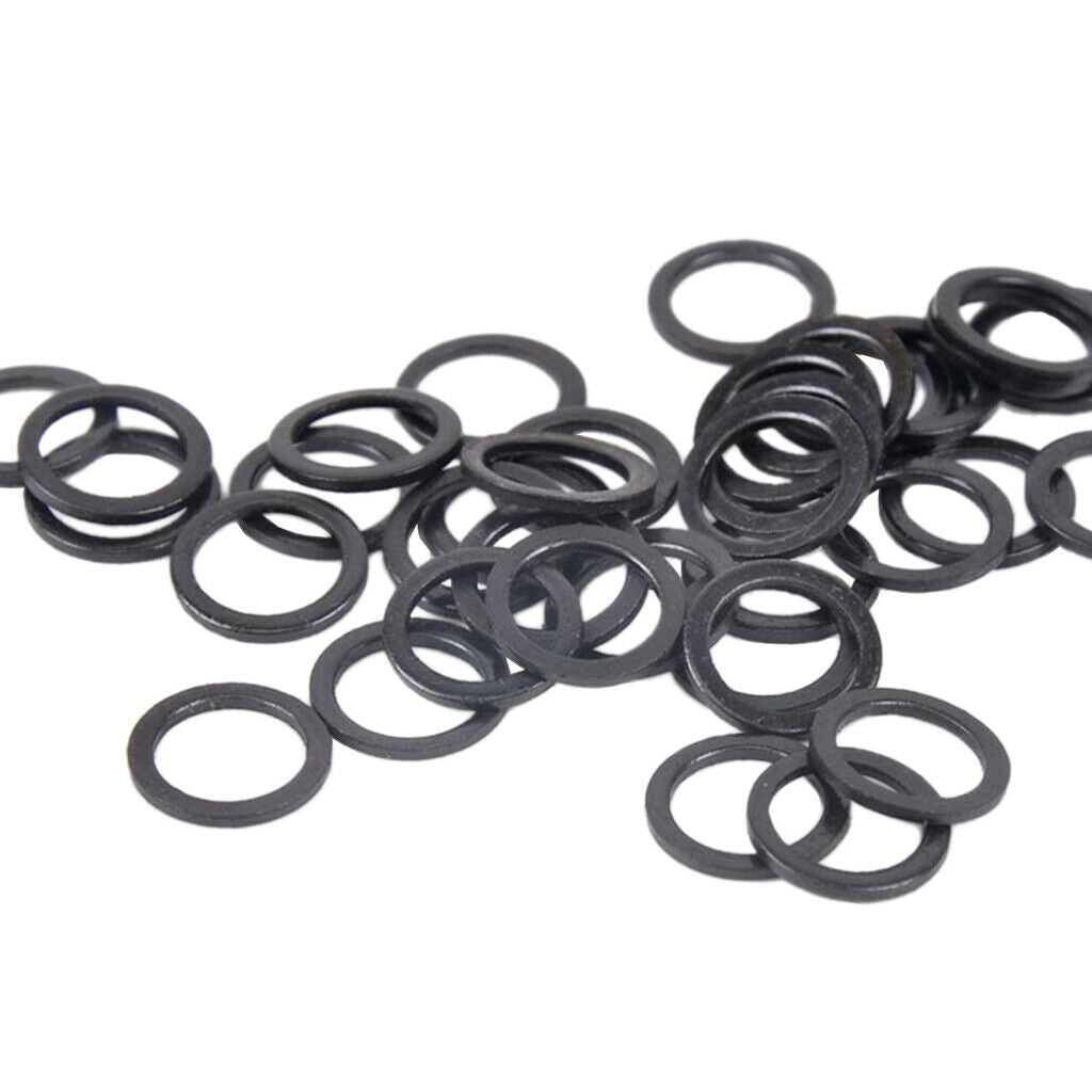 100 lot Black Truck Axle Speed Washer Bearing Washer Longboard Hardware