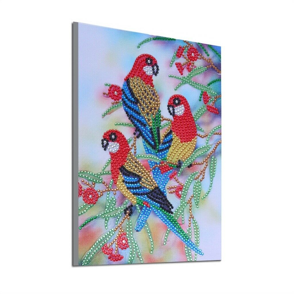 5D Special Shaped Drill Diamond Painting Rhinestone Mosaic Craft Bird