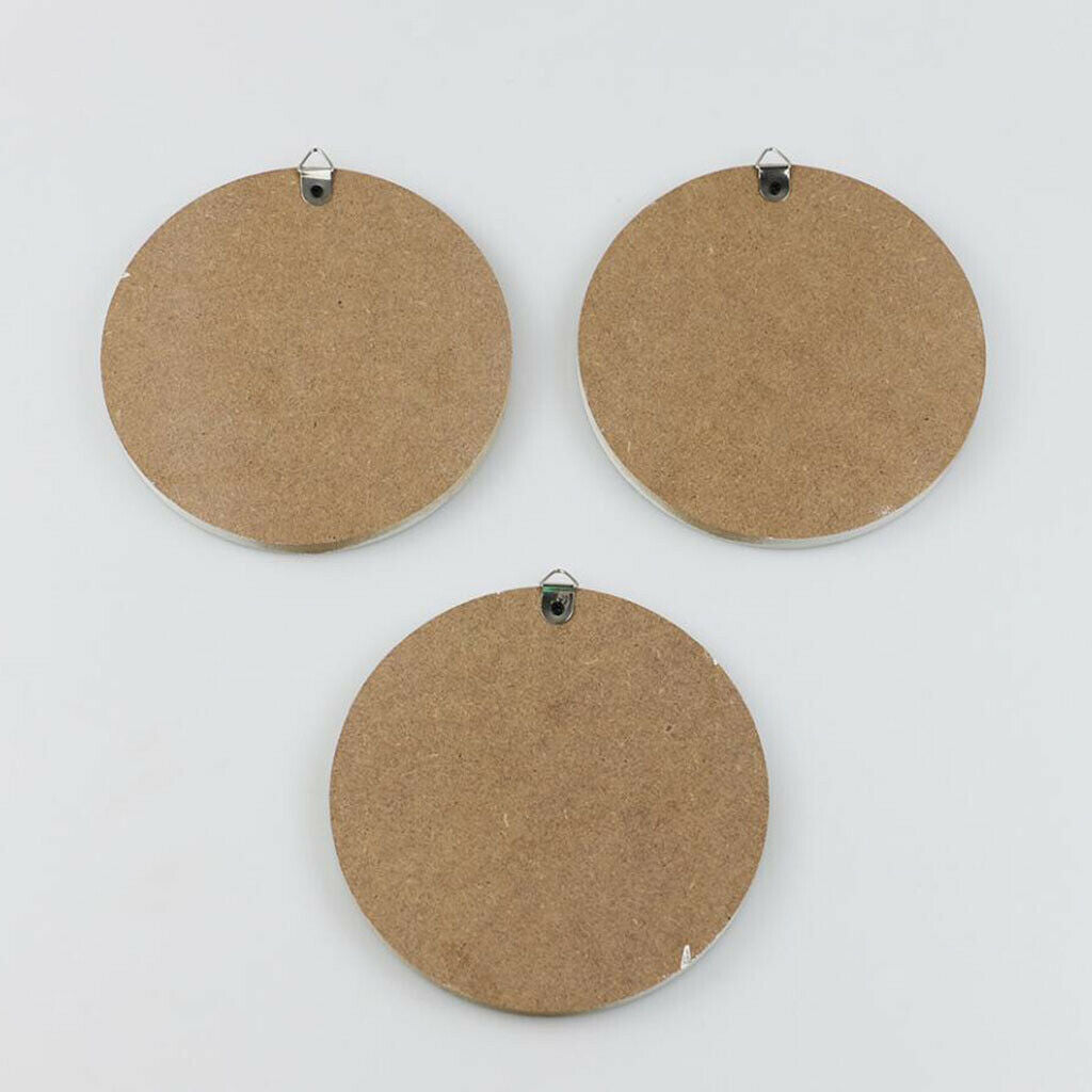 3Pcs 5'' Wooden Wall Sign Bedroom Rustic Hanging Decoration Bar Wall Arts