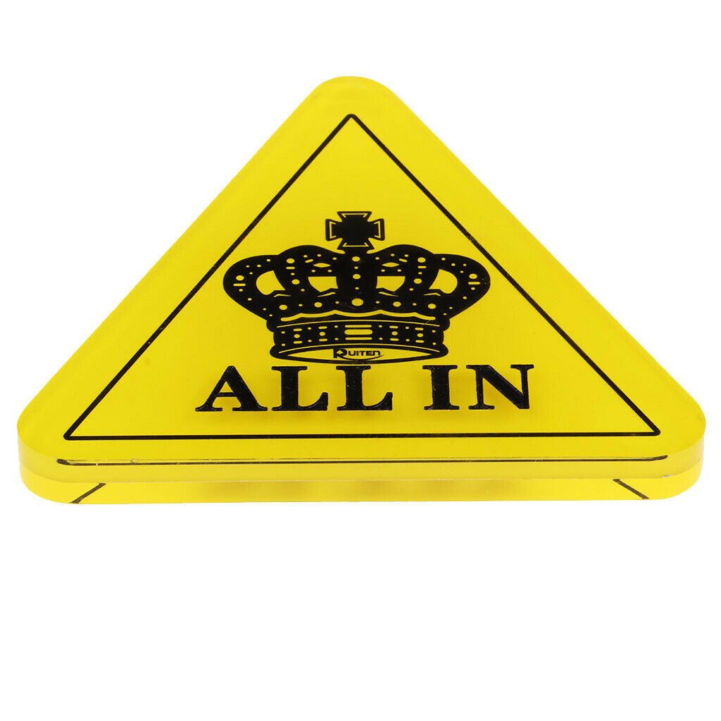 High Quality Acrylic All-in Chip, Poker Dealer Button Suit for Roulette,