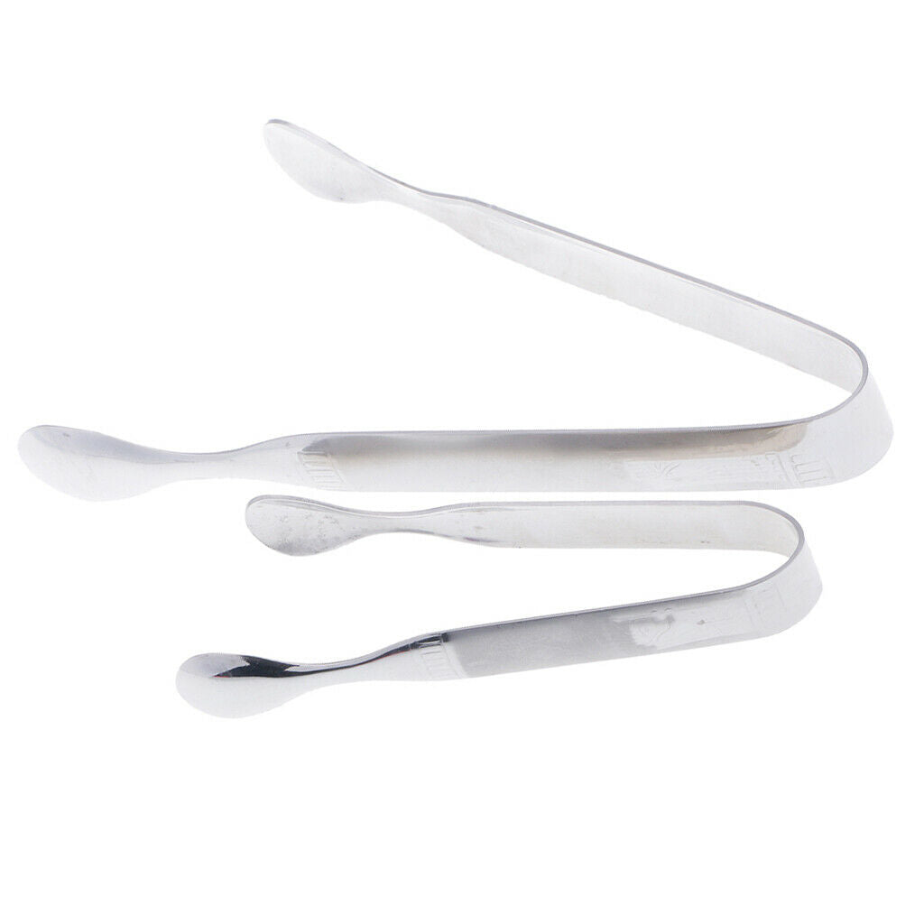 Stainless Steel Clip Ice Clamp Ice Tongs Tool Bar Kitchen Accessories 16.5cm