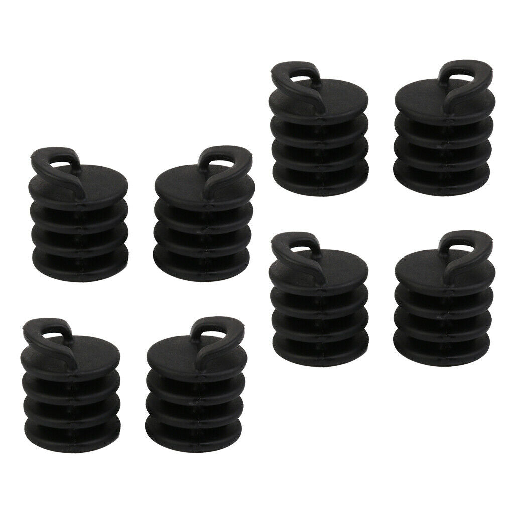 Pack of 8 Small Kayak Canoe Scupper Stopper Sit on Top Bungs Drain Holes Plugs