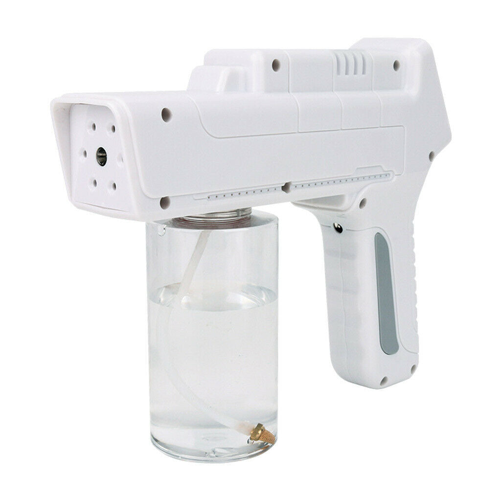 1pc 350ml Portable Cordless Blue Light Nano Spray Gun Disinfection Sprayer