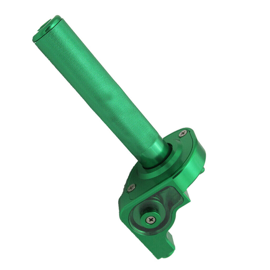22mm CNC Dirt Pit Bike Scooter Quad Universal Green 7/8" Throttle Twist Grip
