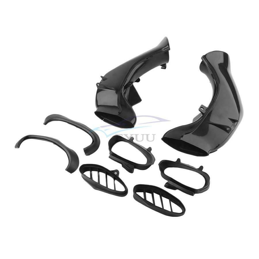 For Yamaha YZF1000 YZF R1 1000 2004- 06 Motorcycle Black ABS Plastic Intake Pipe