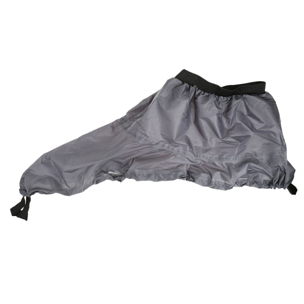 Universal Adjustable Kayak Spray Skirt Deck Sprayskirt Cover Grey