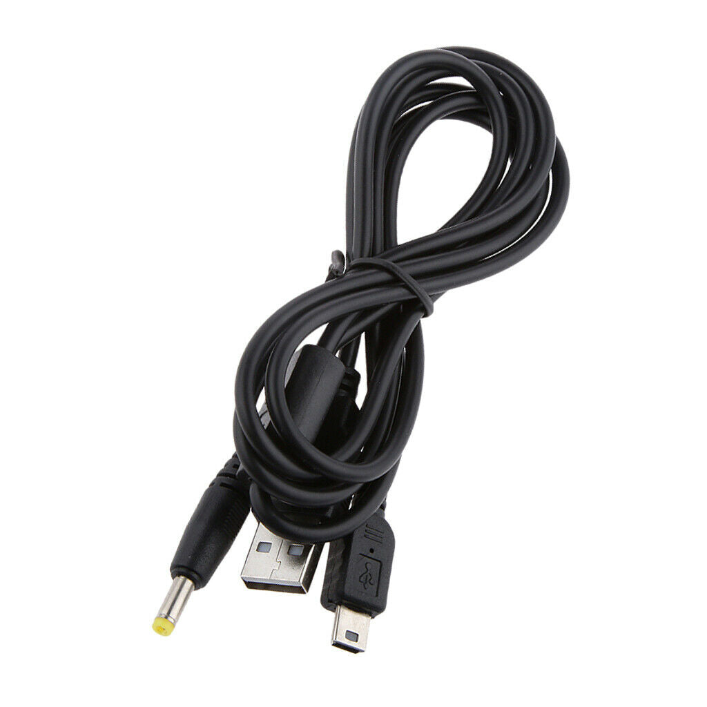 2in 1 USB Data Charging Charger Cable For  PSP 1000