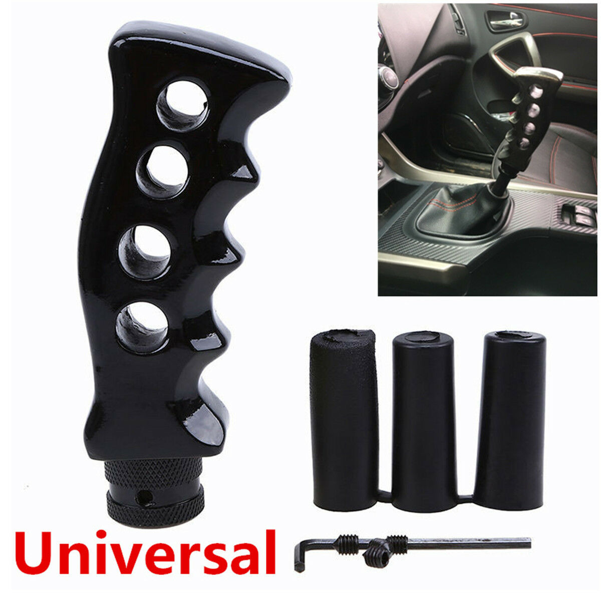 1X Gun Grip Handle Manual Transmission Car Gear Shift Knob Shifter Handle Stick