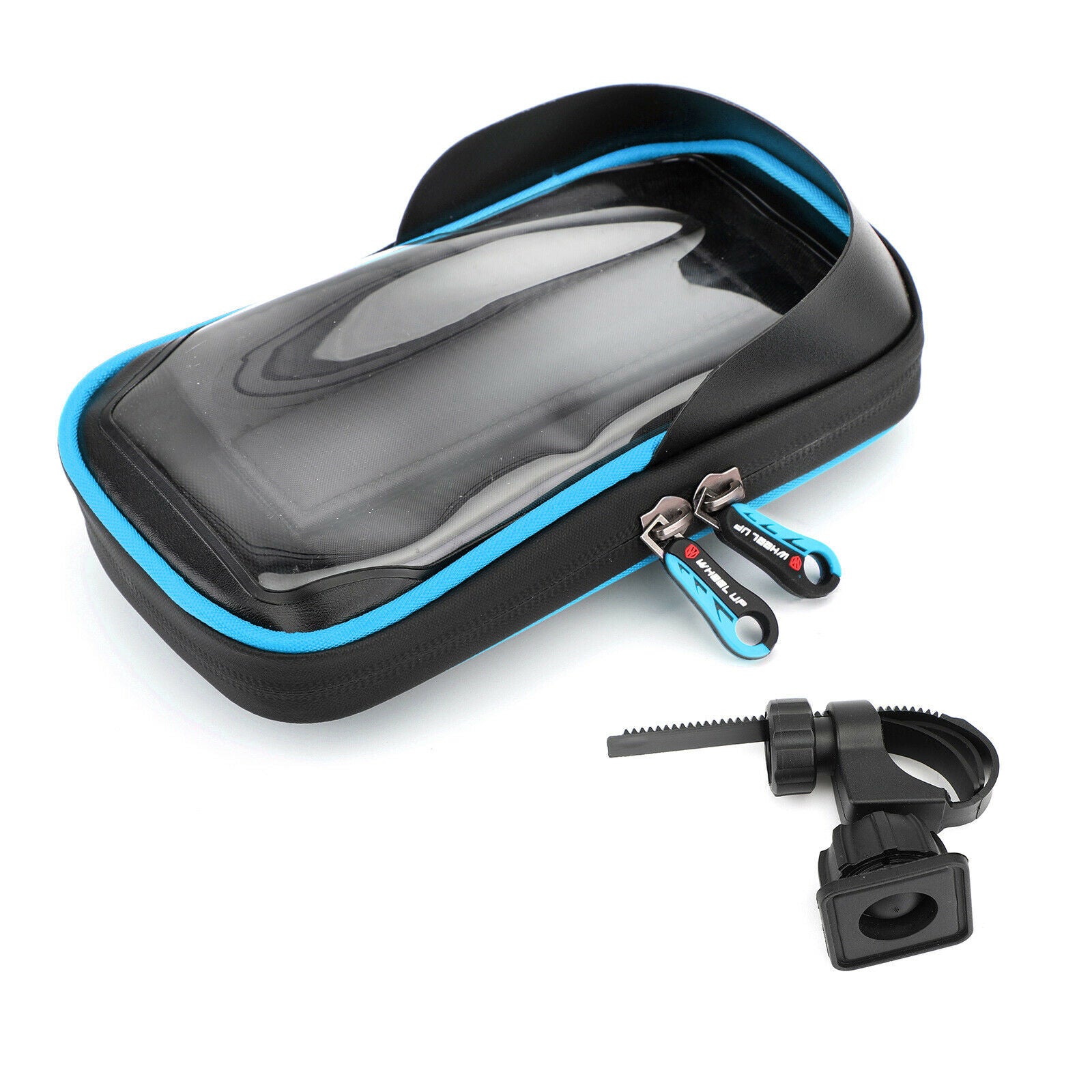 Waterproof Motorcycle Motorbike Scooter Mobile Phone Holder Bag Case Blue  B5