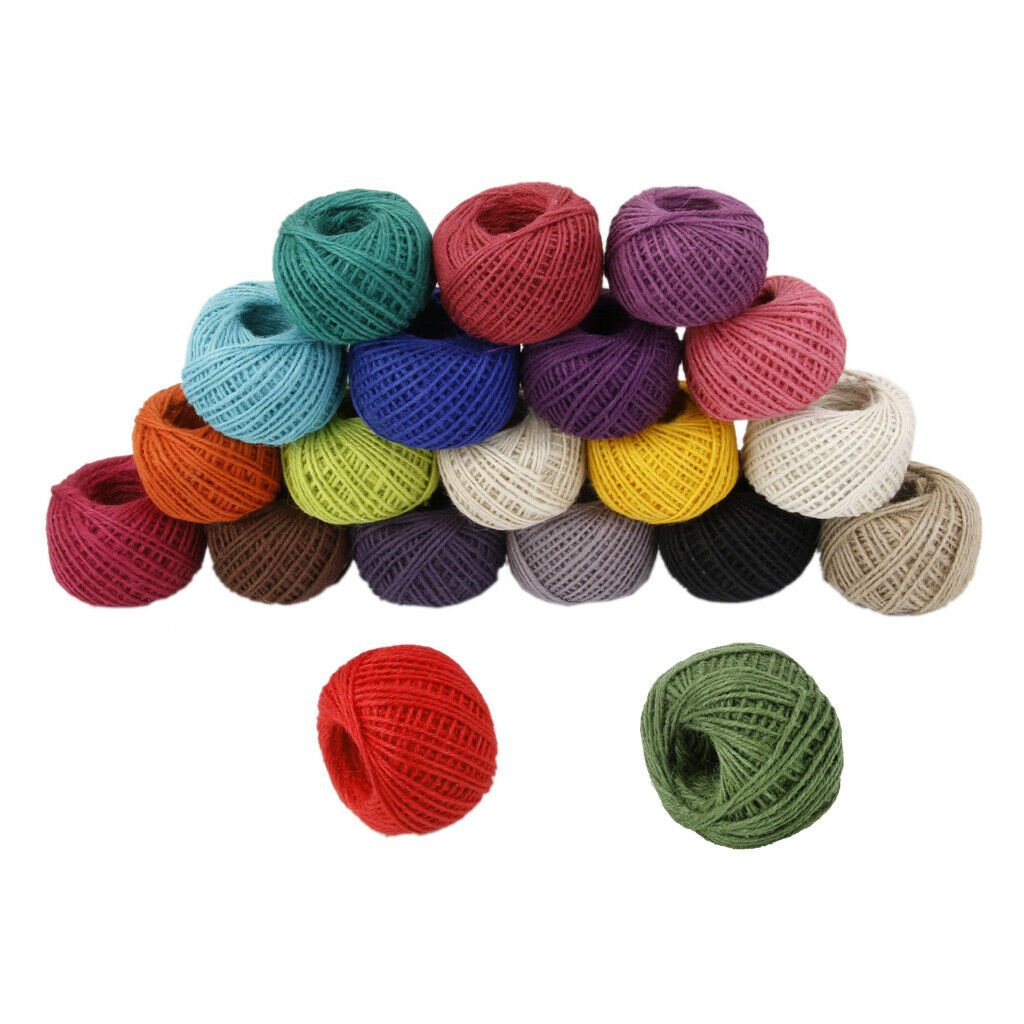 Navy Blue 50m Jute Burlap Twine String Cord Craft Scrapbooking Wedding Decor