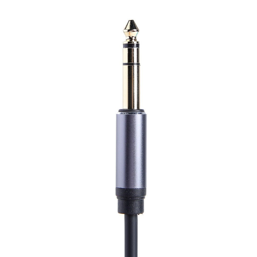 6.5mm Stereo Plug Male to Dual 6.5mm Jack Female Y Splitter Audio Cable  @