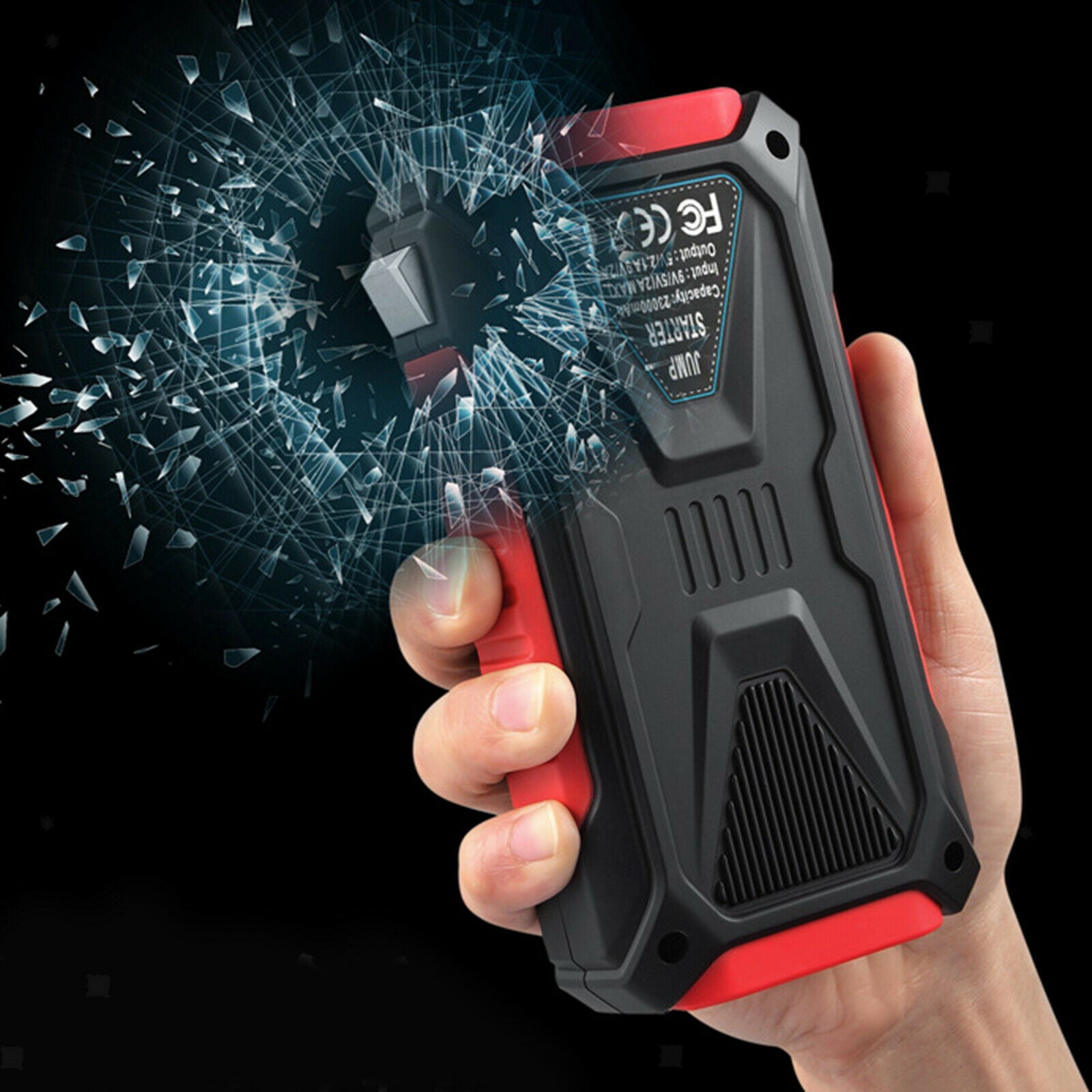 TM26 16800mAh 12V Auto Truck Car Jump Starter Power Bank Charger Rescue Pack