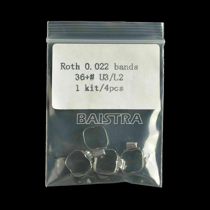 Dental Orthodontic Buccal Tubes Bands Upgrated 50Bag Roth. 022" For 1st Molar CA