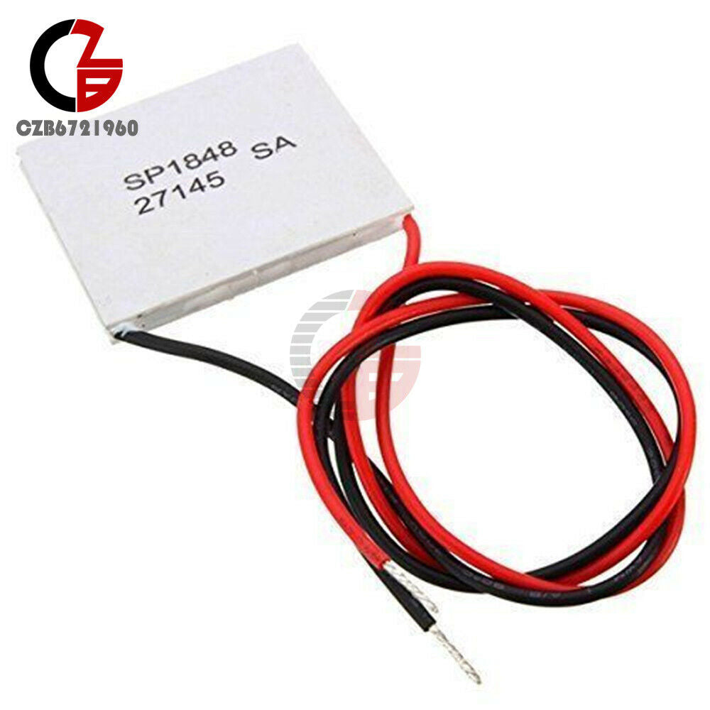 2PCS TEC SP1848-27145 TEC1 Thermoelectric Heatsink Cooler Peltier Plate Module
