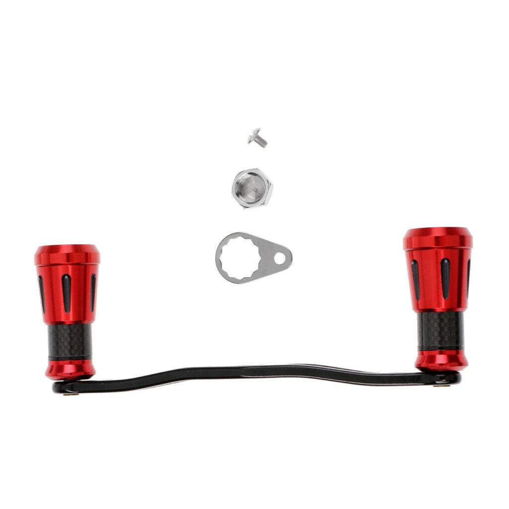 Aluminum Alloy Fishing Reel Handle Rocker for Baitcasting Fishing Reel Black
