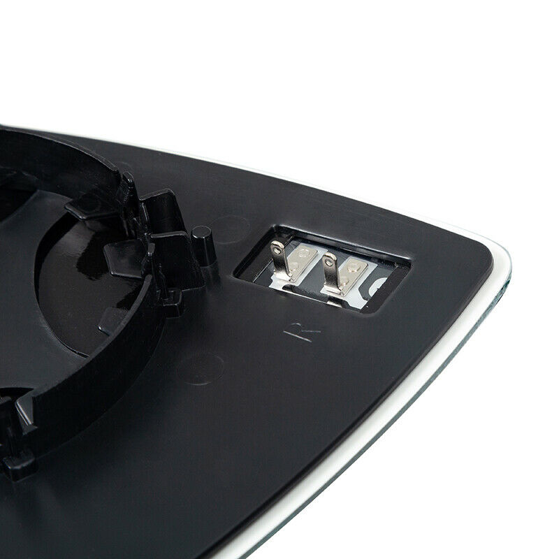 Right Passenger Side View Mirror Glass w/ Puddle Lamp For Ford Focus 2012-2018