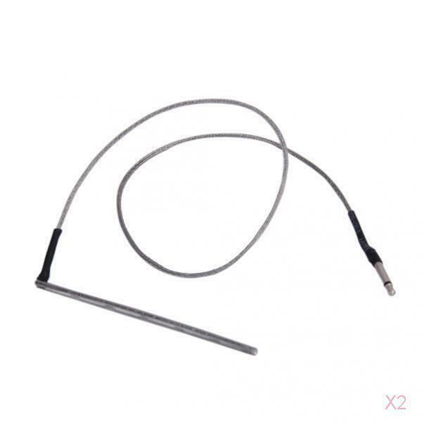 2x Piezo Braided Steel Cable under Saddle PICKUP TRANSDUCER for Acoustic Guitar