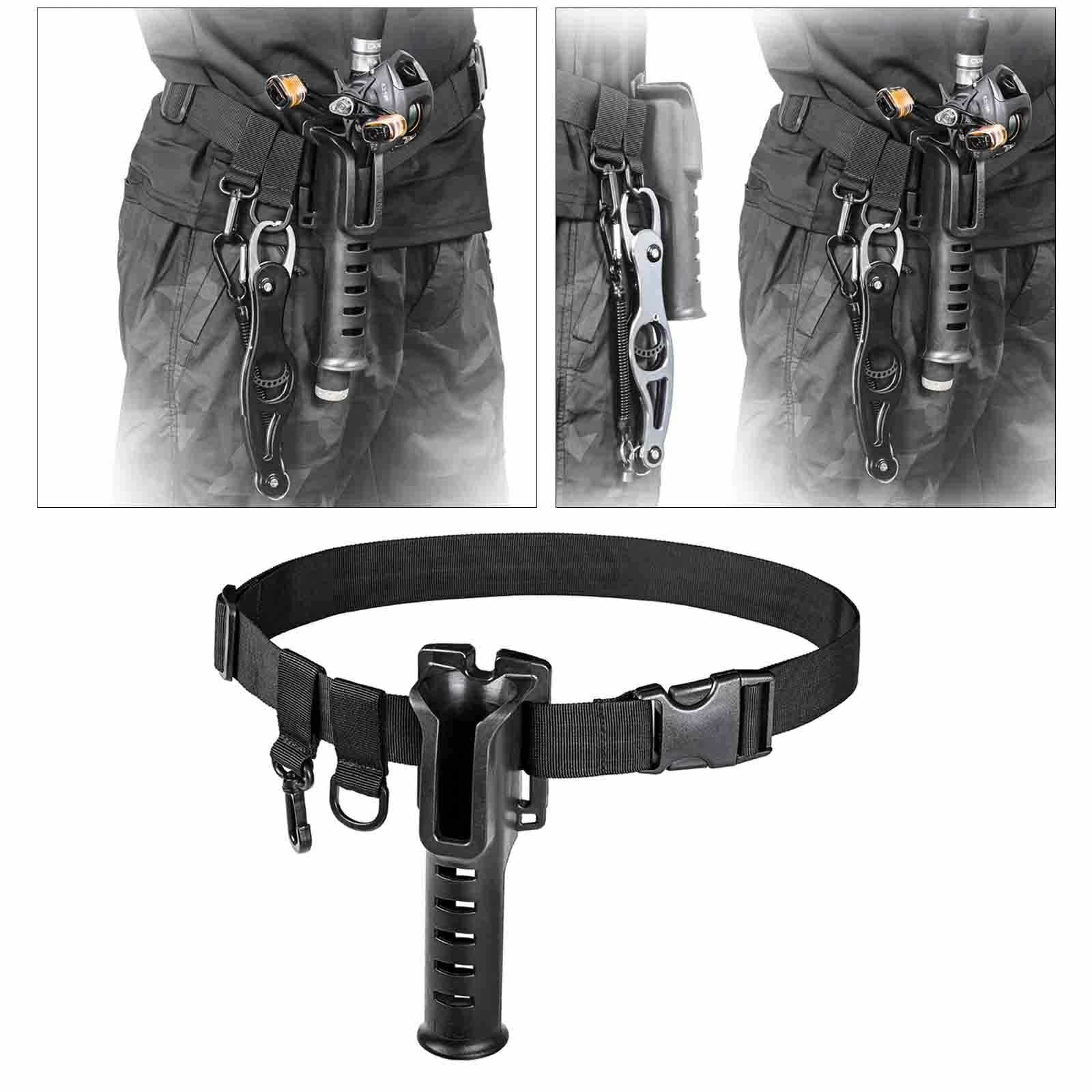 Durable Nylon Fishing Rod Holder Belt Tackle Fishing Pole Support Equipment