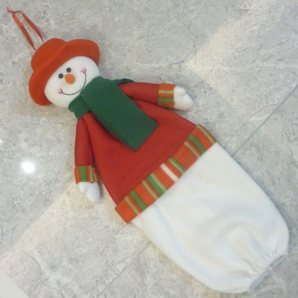 Fashion Snowman Christmas Candy Gift Bags Rubbish Sacks Christmas Party Supplies